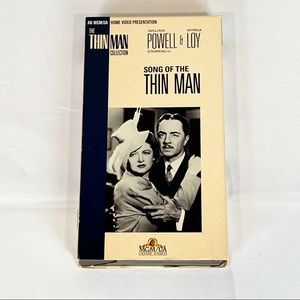Song of the thin man the thin man collection VCR tape VHS movie MGM